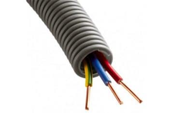 prespinning electrical sheath