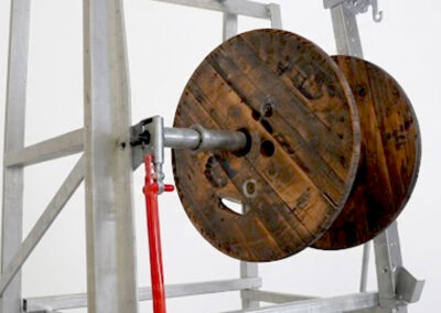 Options - safety activation rod for high mounted reels