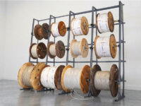 Roll’Rack Mega - Fixed rack for storing and unwinding large cable drums | Mecaspin