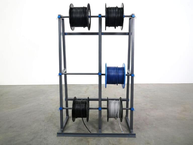 Roll-Rack'one - Fixed rack for storing and unwinding small cable drums | Mecaspin