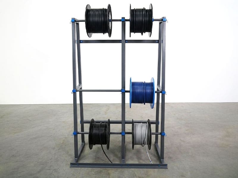 Roll-Rack'one - Fixed rack for storing and unwinding small cable drums | Mecaspin