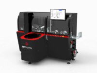 Black MS03 automatic pre-wiring machine wire inlet view