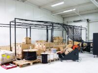 box up drum and wire spool unwinding gantry | Mecaspin
