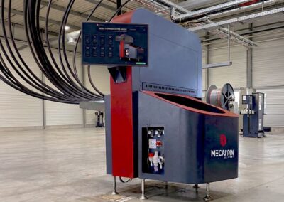 options LN03 automatic cutting and coiling machine with tube Mecaspin