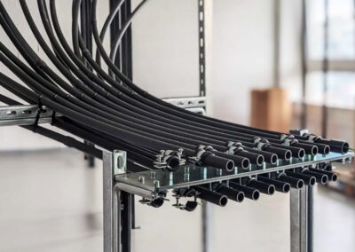 Mecaspin electrical wire guide